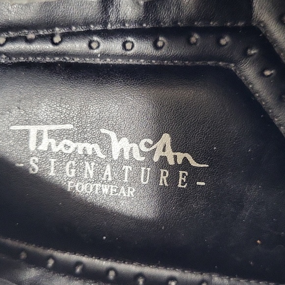 NWT Thom Mcan men's Kalen signature super comfy square toe dress shoes, 10M Blac - Picture 10 of 13